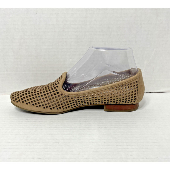 Me Too Women's Loafer Yale Tan Leath Mesh Size 7.5 M - Picture 4 of 8